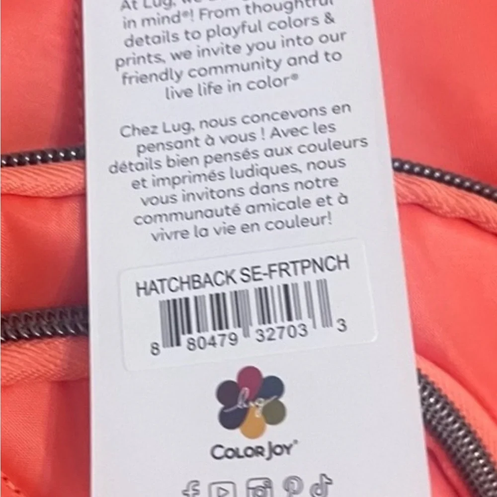 ✨✨LUG Hatchback FruitPunch Quilted Backpack✨✨ - Picture 8 of 11